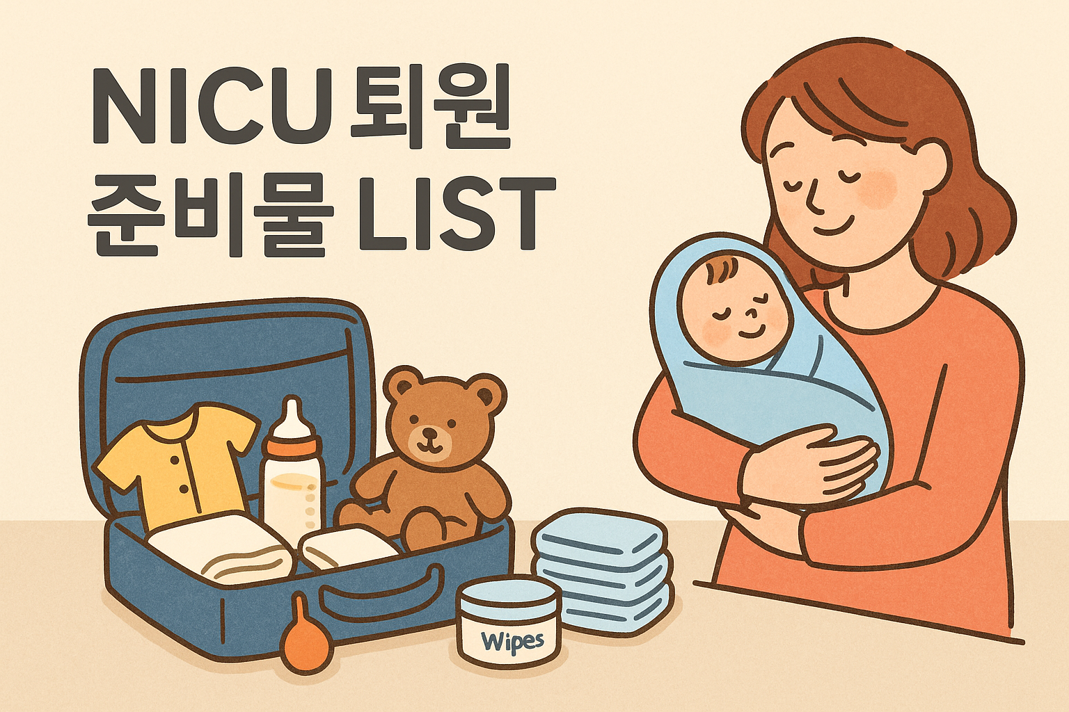 니큐퇴원준비물리스트