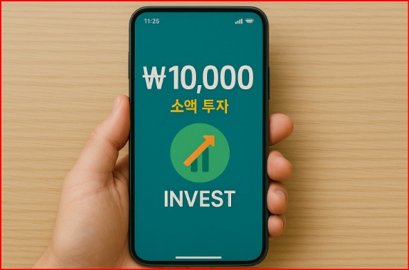 1만원으로 하는 소액투자 이미지