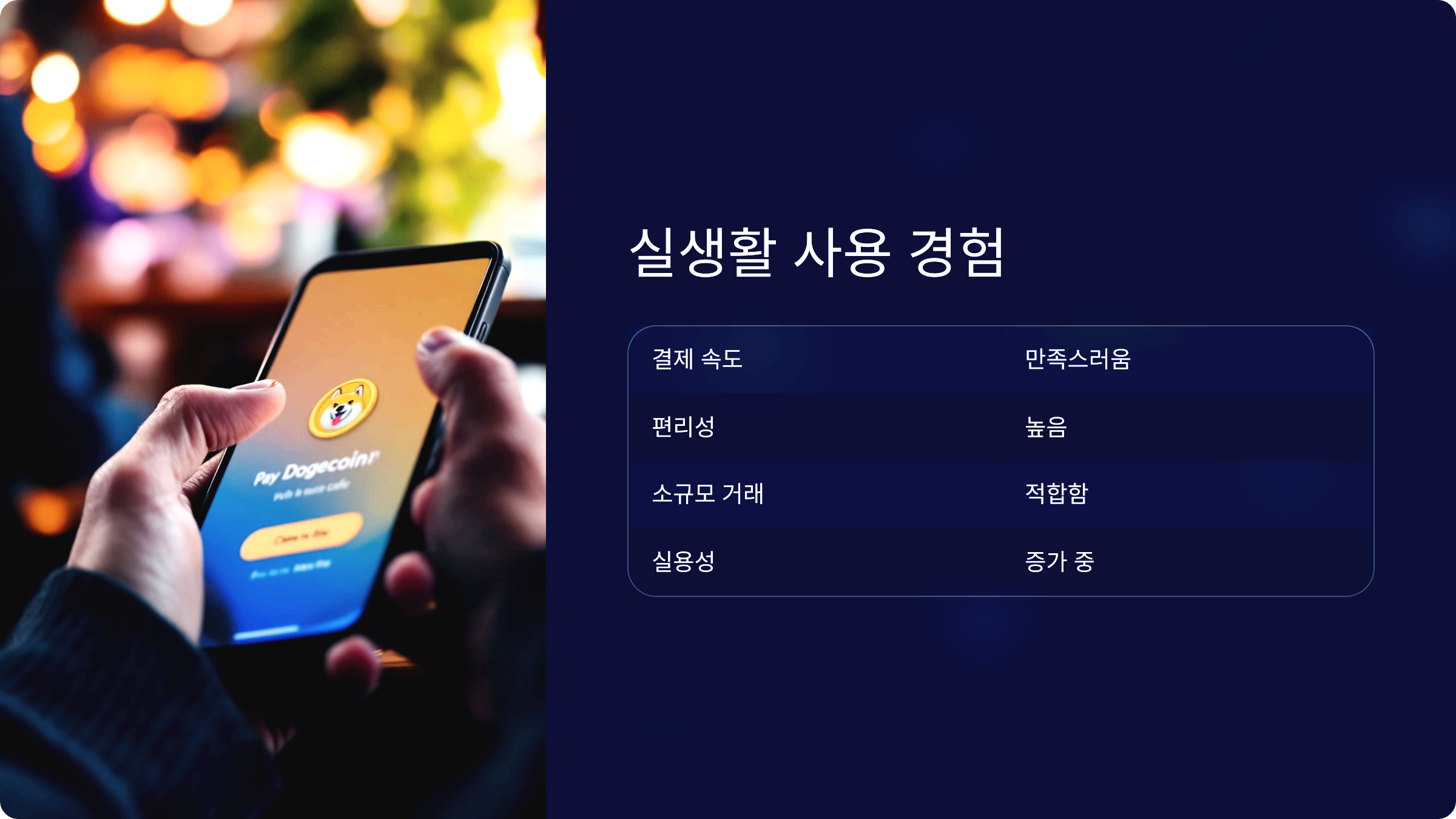 실생활 사용 경험