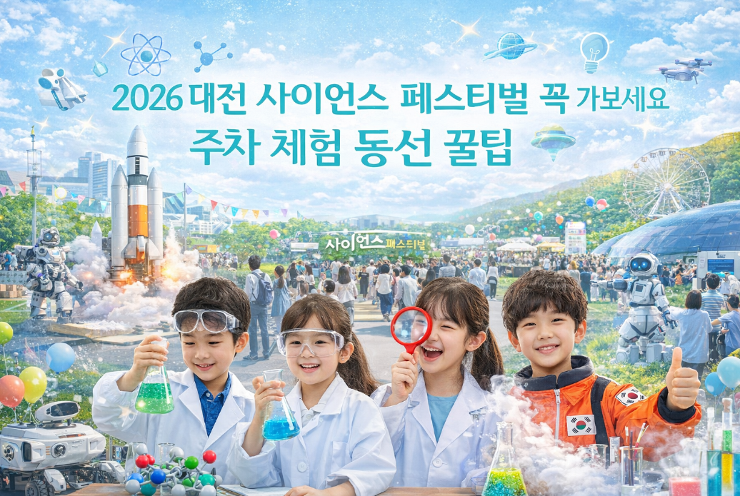 2026 대전 사이언스 페스티벌 동선 체험 주차 완벽 공략법