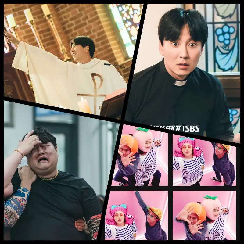 열혈사제2 코믹스러운 주요 장면