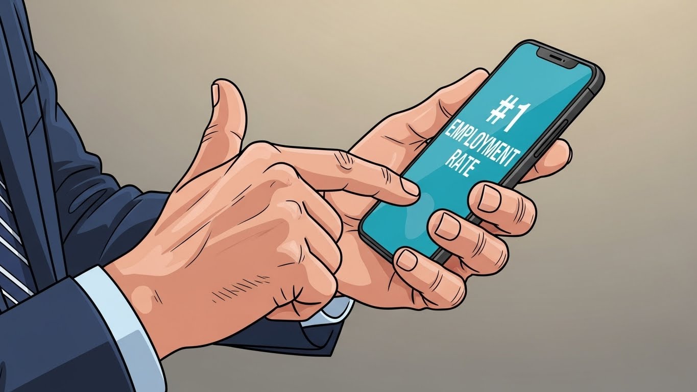 취업에 실용적인 정보를 탐색하는 역동적인 모습