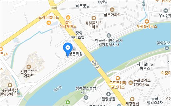 밀양-교보생명-FP-지점-위치