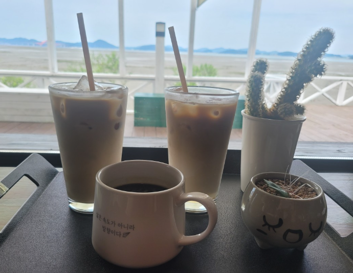 소금항카페 대표메뉴