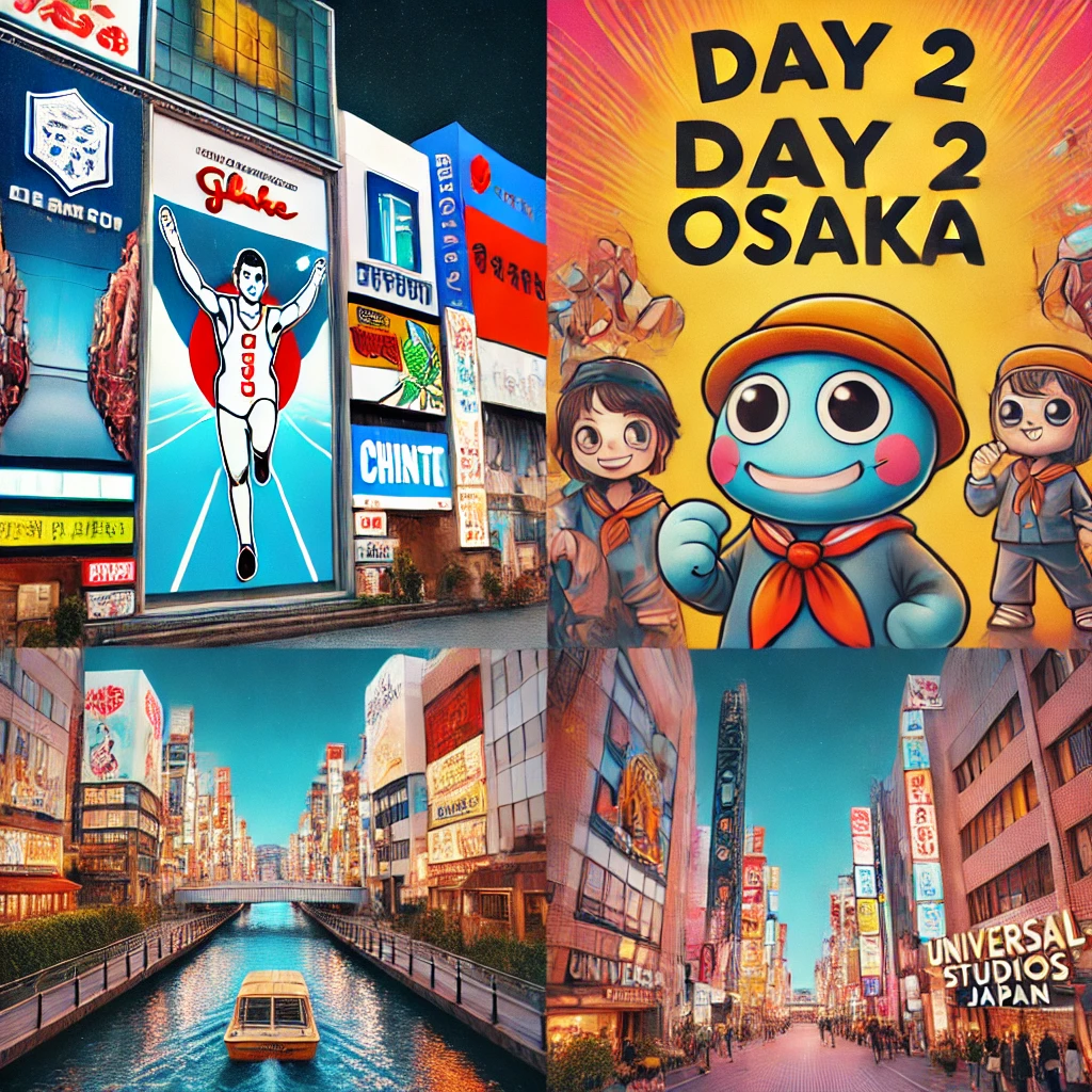 오사카의 광경