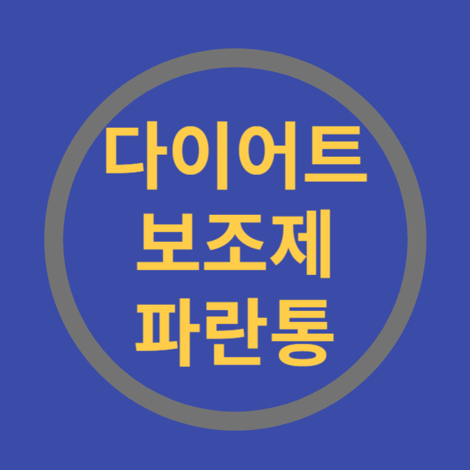 다이어트보조제 파란통