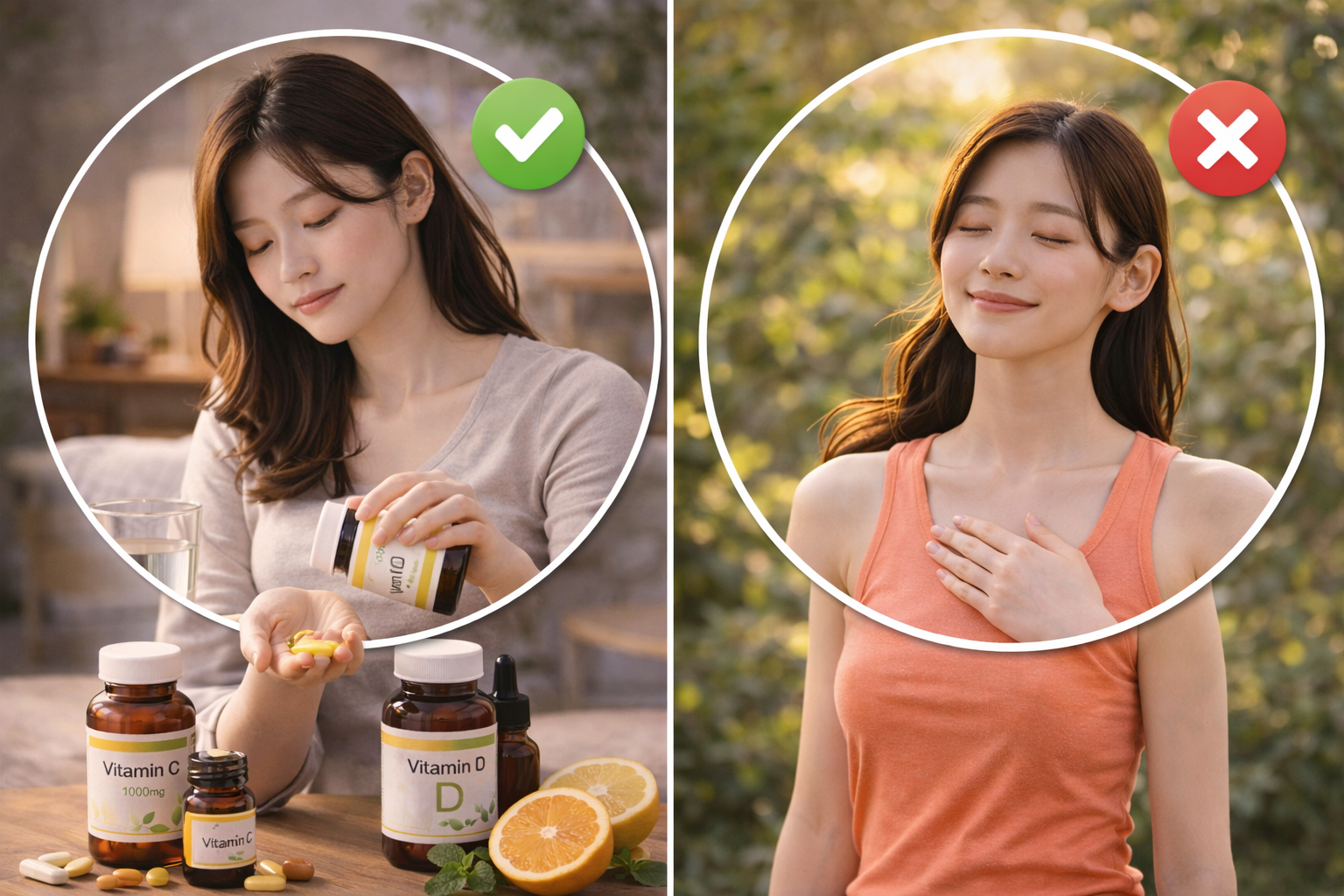 영양제를 먹어야 하는 사람과 필요 없는 사람