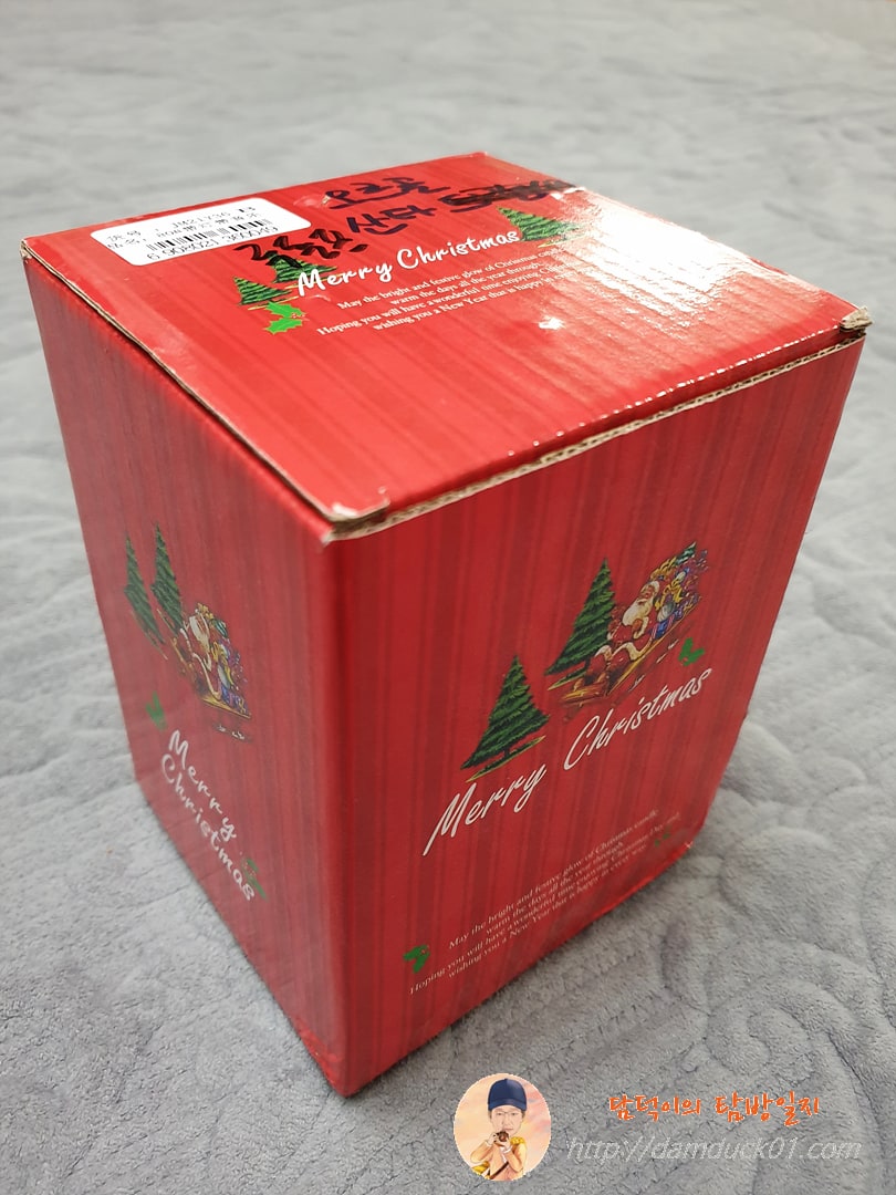 오르골 루돌프 산타 스노우볼