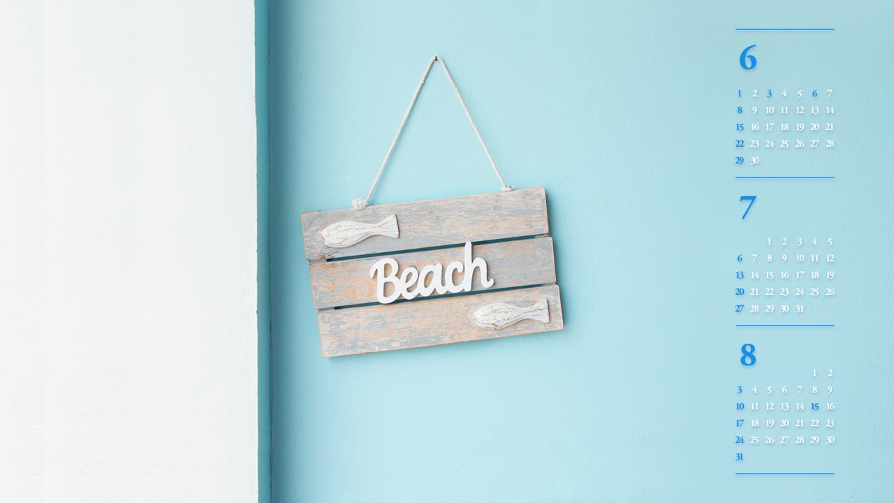 11 나무 팻말 B - 2025년7월 노트북배경화면