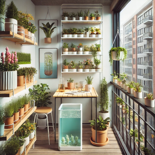 도심 속에서 꽃 키우기