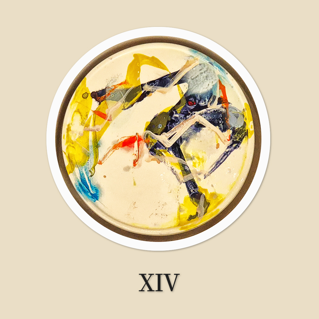 신봉동성당 김인중 신부의 스테인드글라스 십자가의 길 제14처