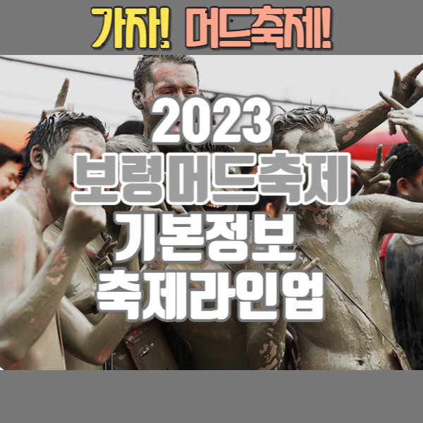 2023 보령머드축제 기본정보 썸네일