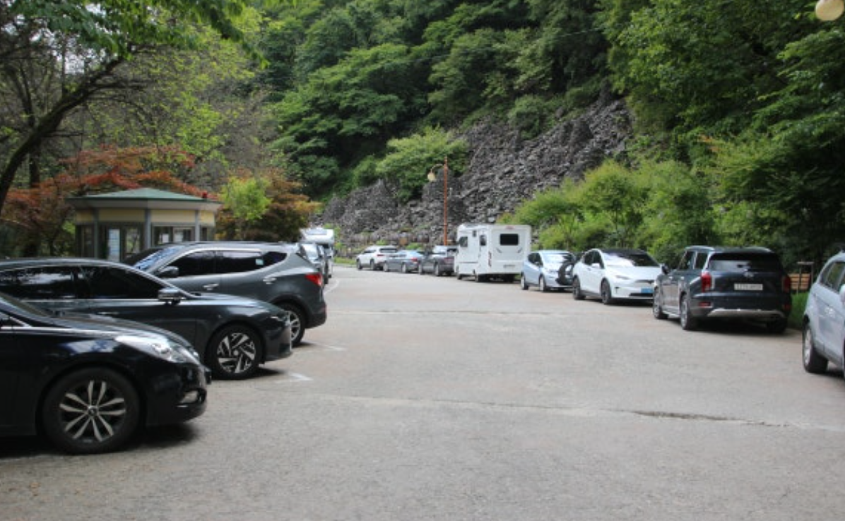 정선 항골 숨바우길 주차장