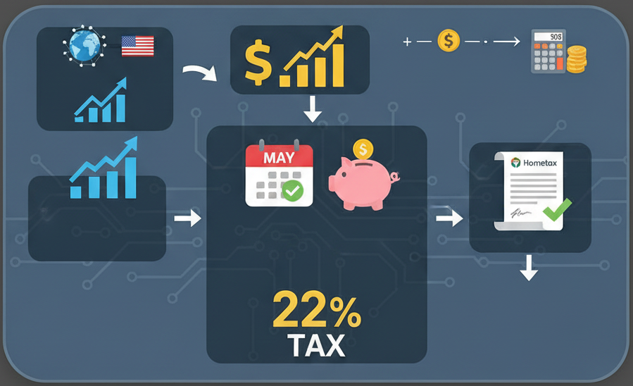 해외 주식 투자, 세금 신고 방법