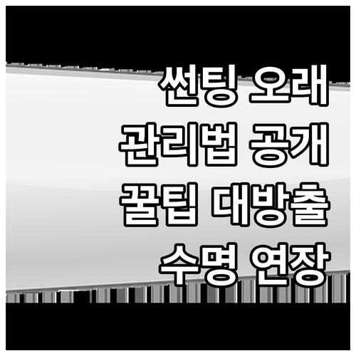 썬팅 필름 수명 연장하는 방법: 시공..