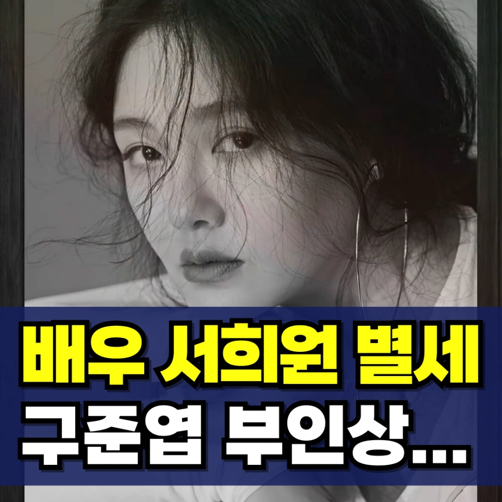 서희원-별세-폐렴-장례식-구준엽