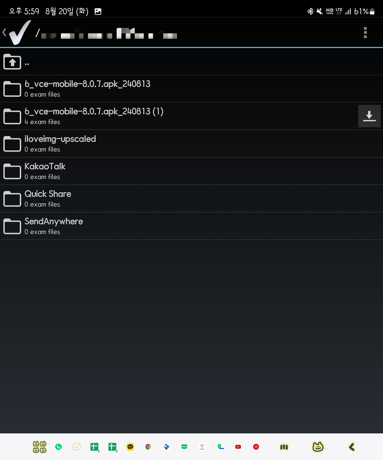 ANS VCE 파일 구동 모습