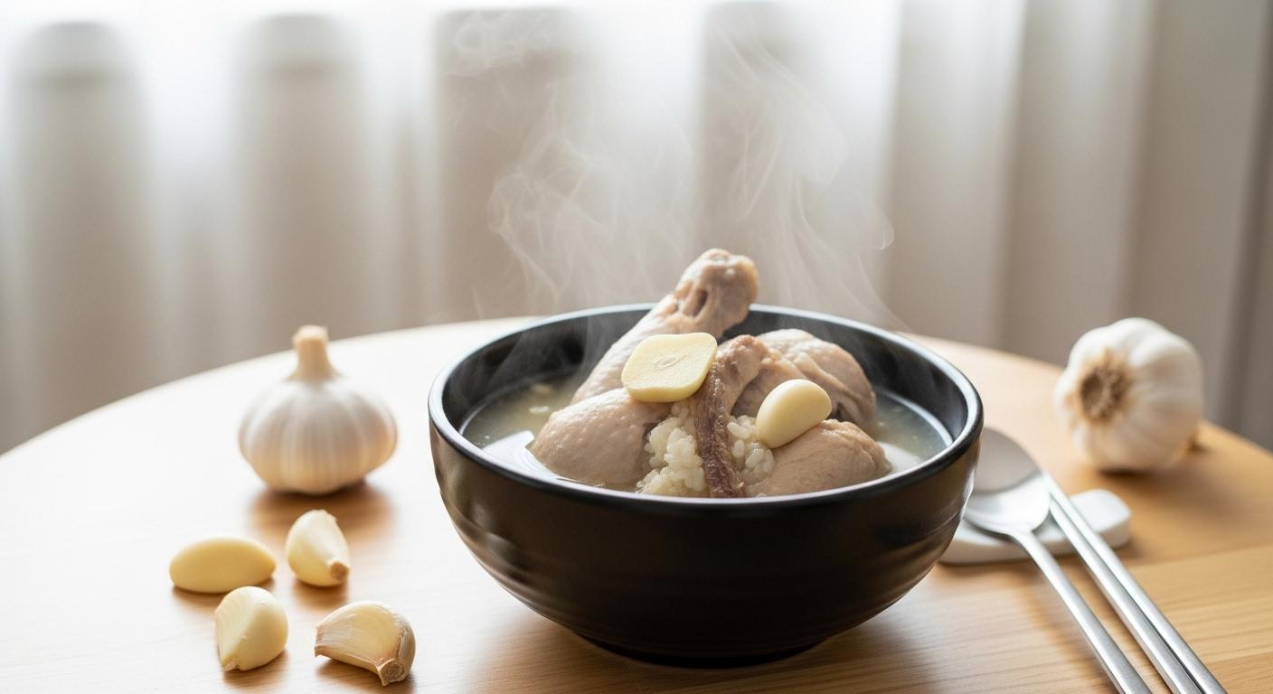 복날 초복 ] 초간단 마늘삼계탕