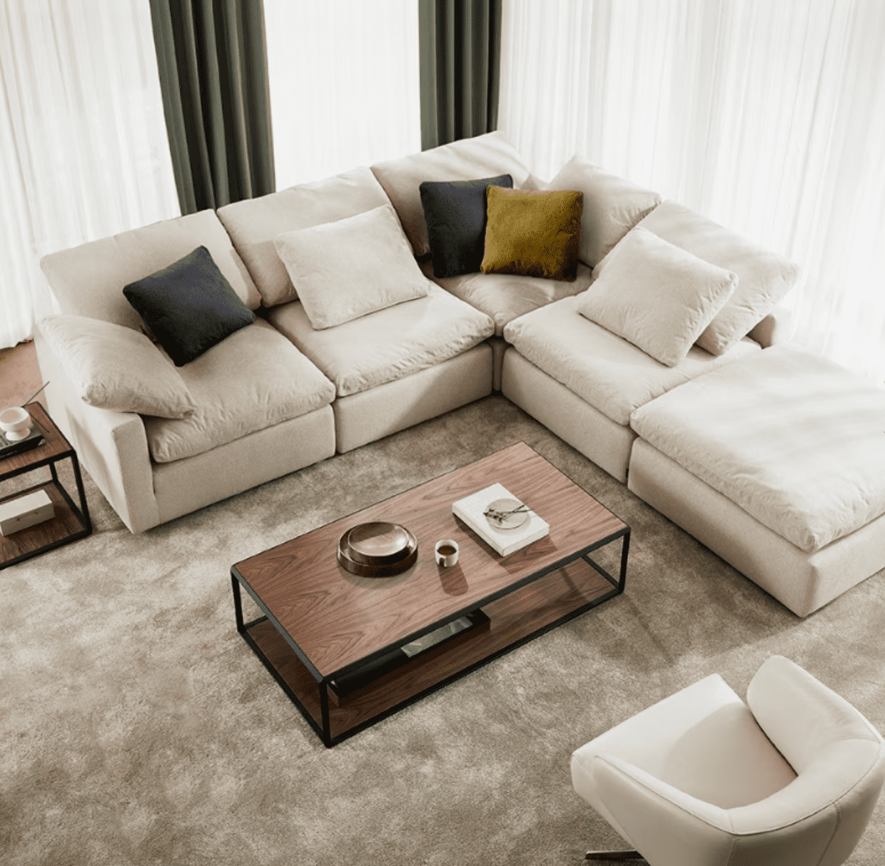 까사미아 캄포 소파 슬림 이미지