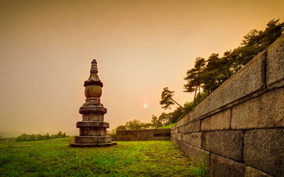 회암사지 석탑 사진