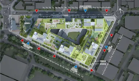 성동구 용답동 234번지 <장안평 중고차매매센터> 재개발 사업! [배치도, 조감도, 오피스텔]