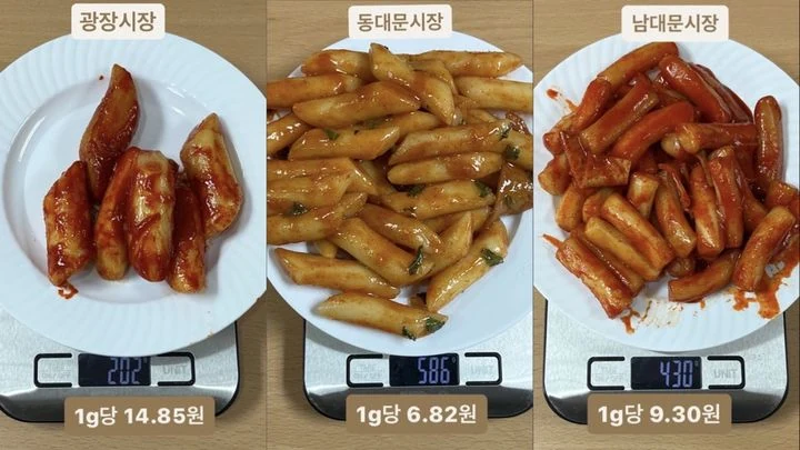 서울 광장시장의 변화: 바가지 논란 이후, 음식 저울에 달아보니...