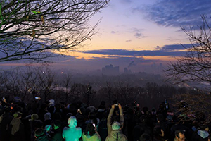 하늘공원일출