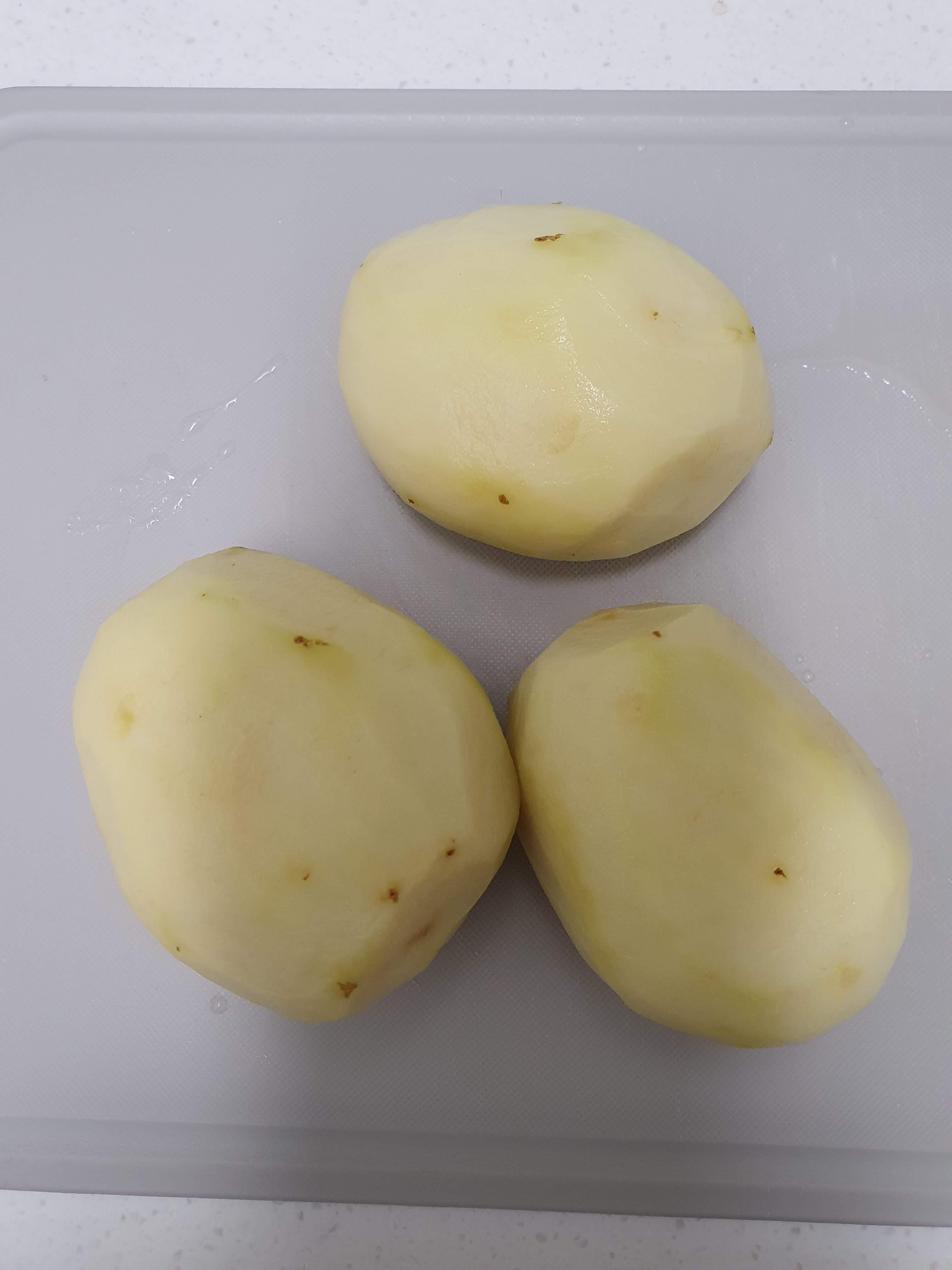 감자간장볶음