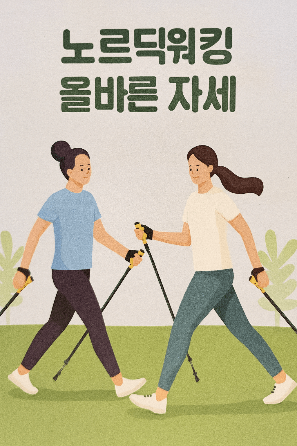 “걷기보다 2배 효과!” 건강을 지키는 노르딕워킹 올바른 방법