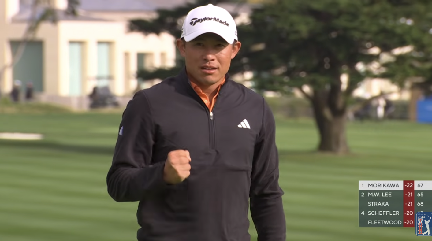 AT&amp;T 페블비치 프로암 우숭 &amp;#39;콜린 모리카와&amp;#39;