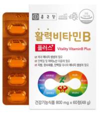 종근당 활력 비타민B 플러스, 60정, 1박스