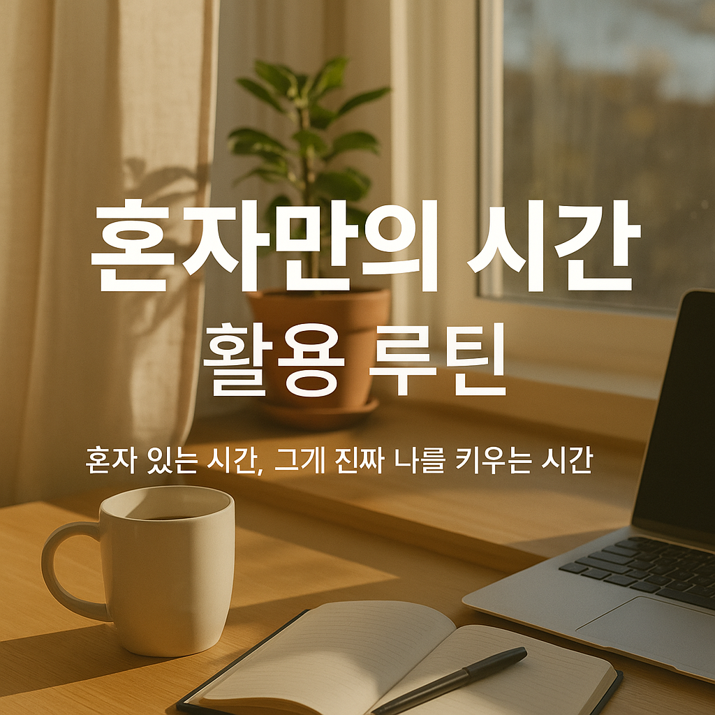 혼자만의 시간 활용 루틴