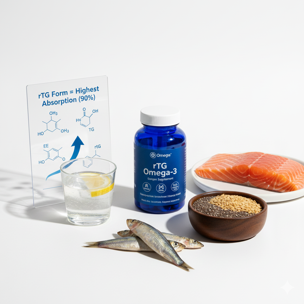 rTG형 오메가3 고르는 법: 흡수율 90% 이상을 위한 핵심 체크리스트 4가지