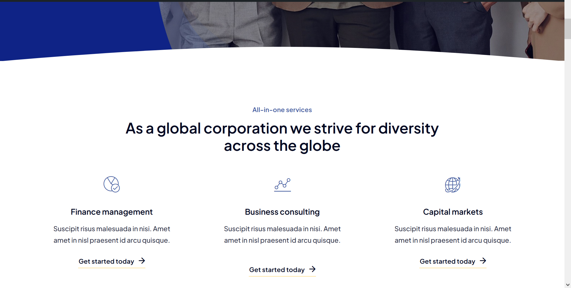 워드프레스 아바다 테마 Corporation 데모