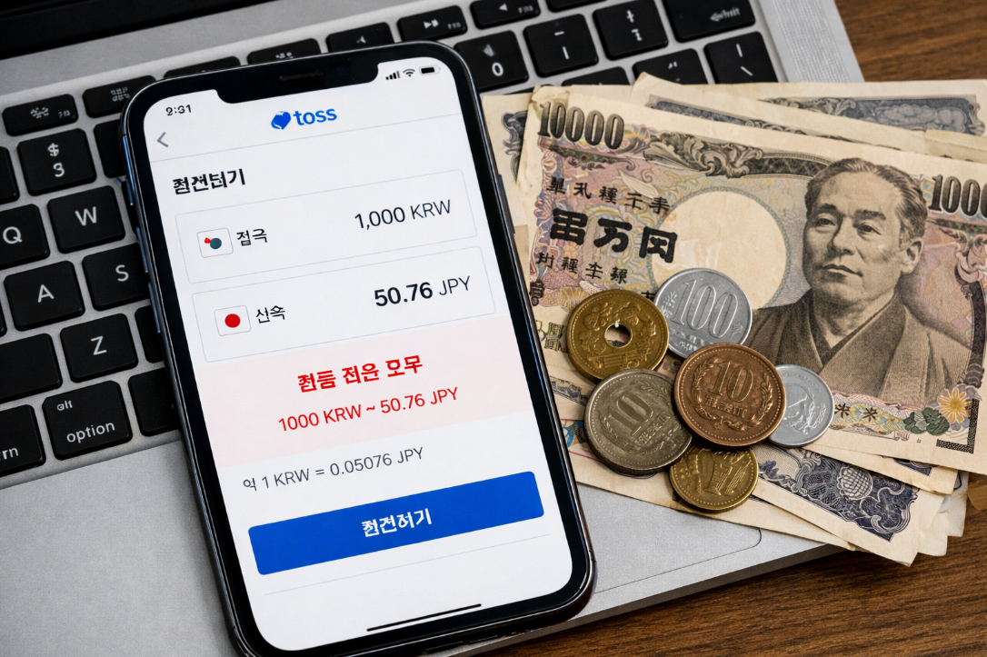 토스 앱서 환전 오류로 엔화 반값에 팔린 사건 총정리