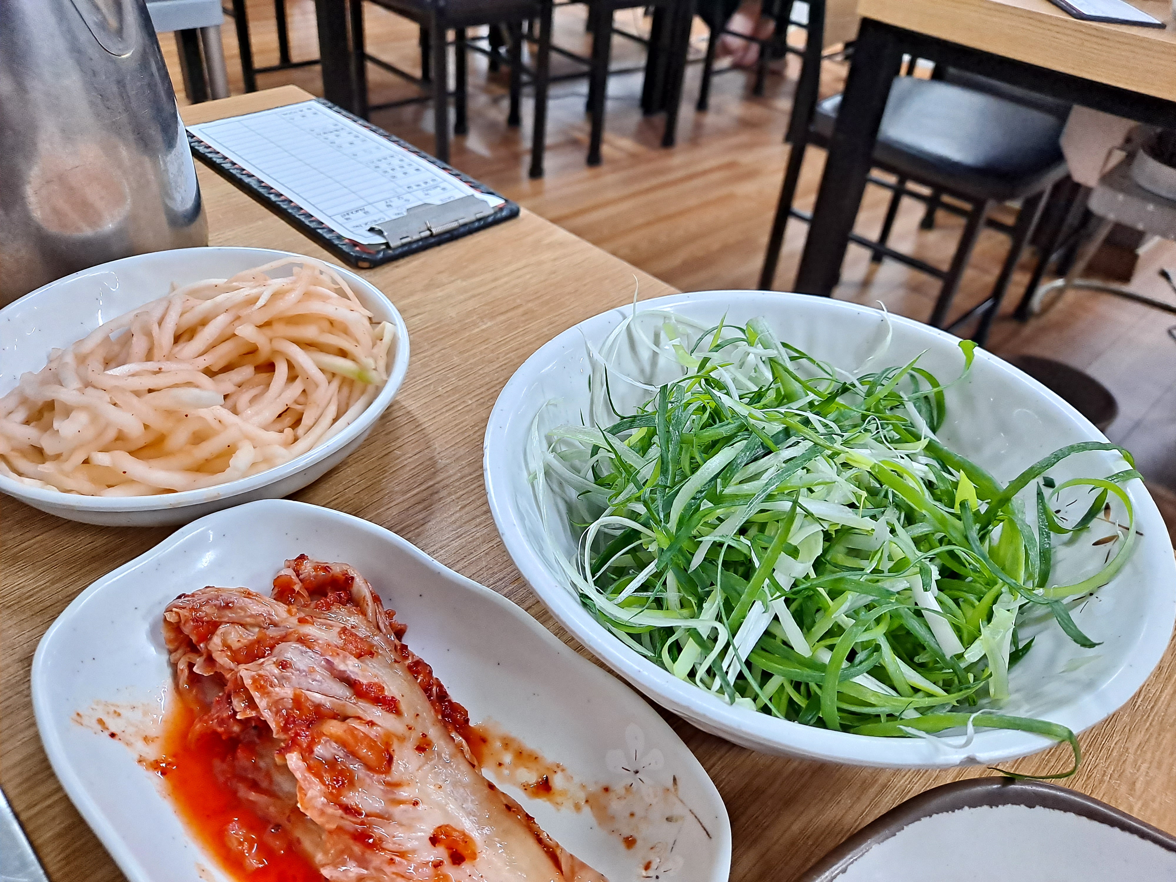 기본 상차림-야채
