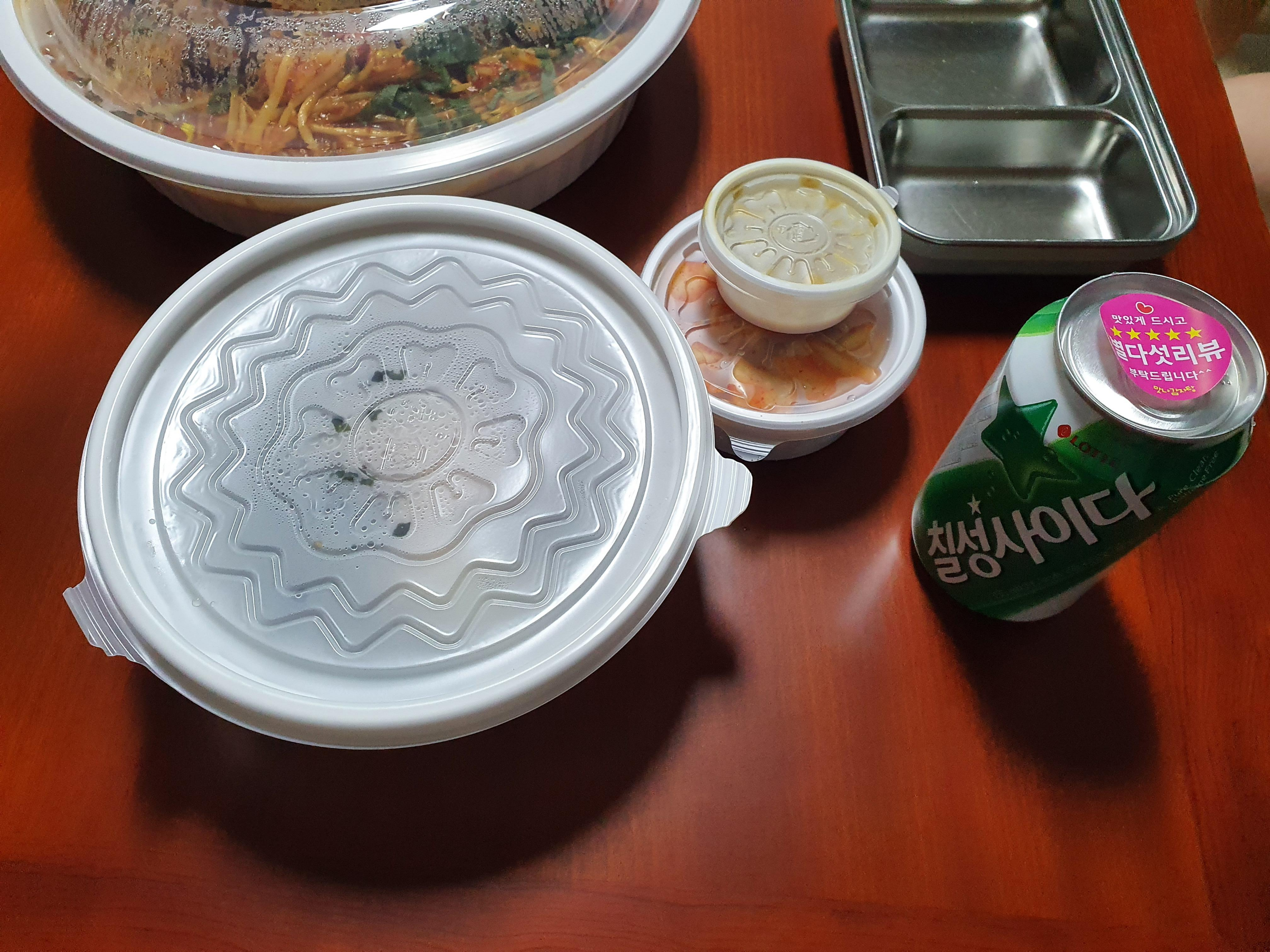 원내동 맛나감자탕 반찬