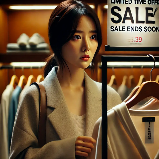 시간압박,FOMO,온라인쇼핑몰,한정판,소유,쿠팡,무신사,스타벅스,굿즈,리셀,타임세일,충동