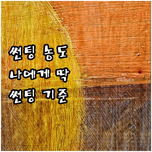 썬팅 농도, 나에게 맞는 선택은? 법..