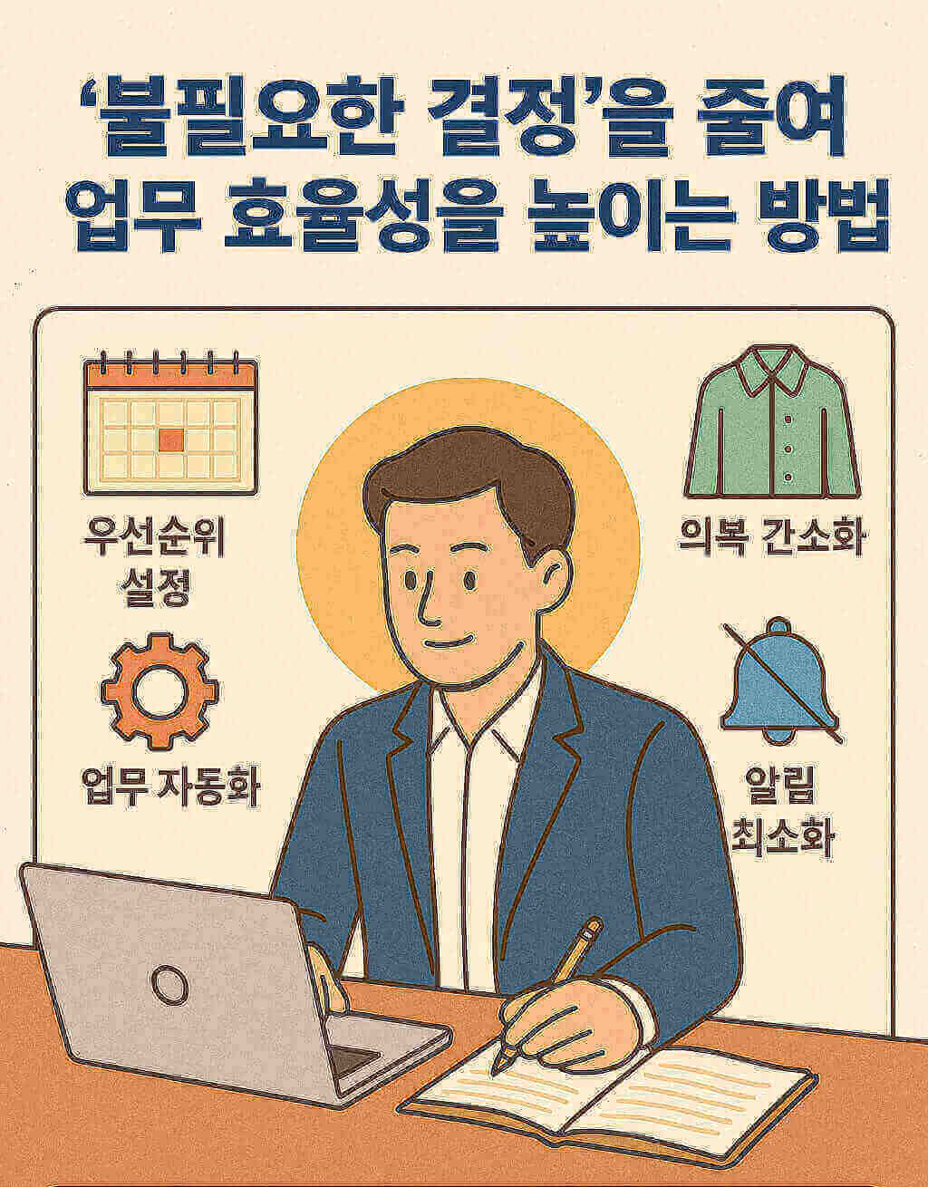 ‘불필요한 결정’을 줄여 업무 효율성을 높이는 방법