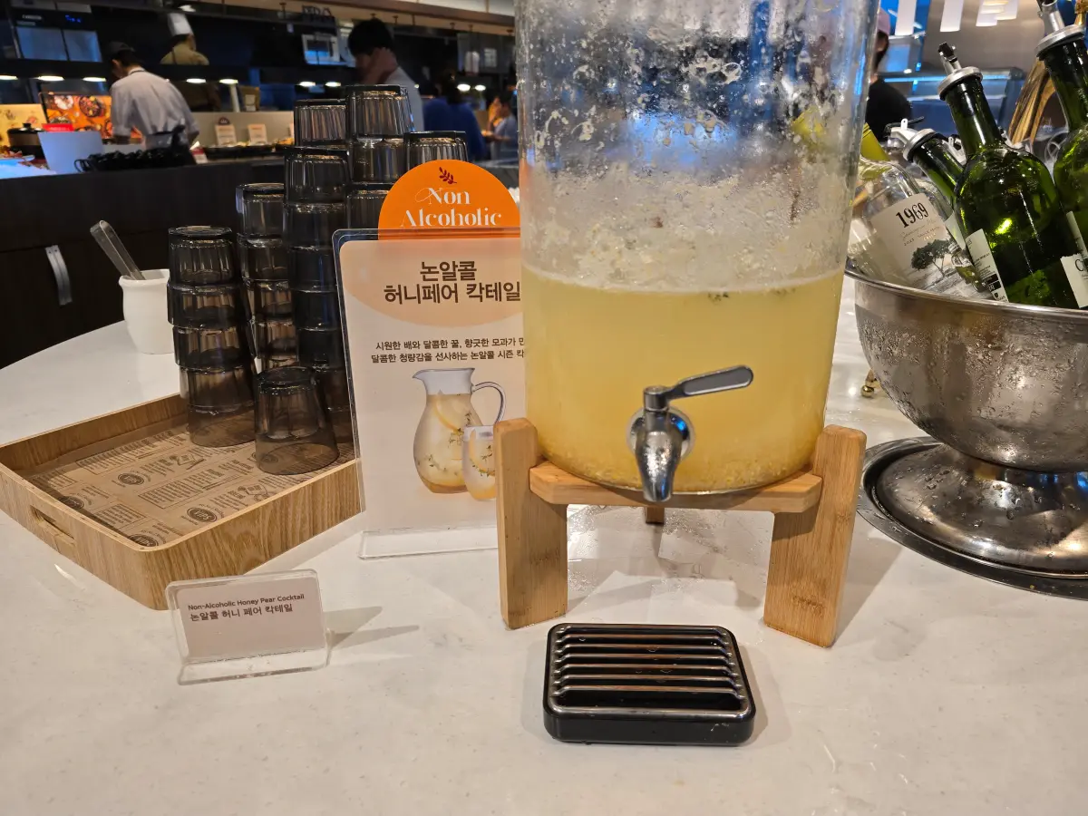 빕스 샐러드바 사진: 논알콜 칵테일