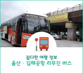 울산 공항 공항버스 리무진 시간표 예매 요금 타는곳_22