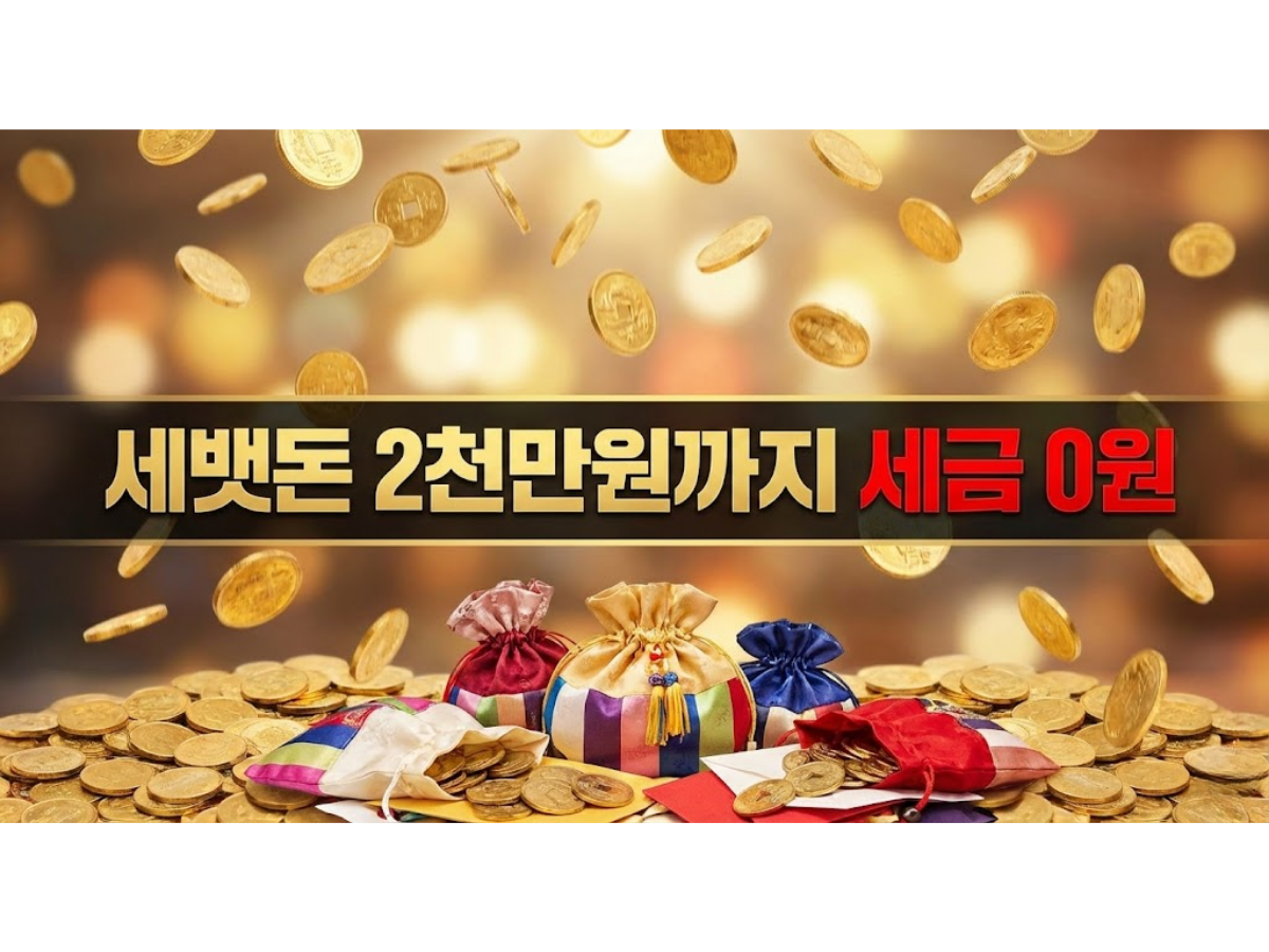 2026년 설날 세뱃돈 증여세 면제 한도, 자녀 주식 계좌 입금 전 필독사항