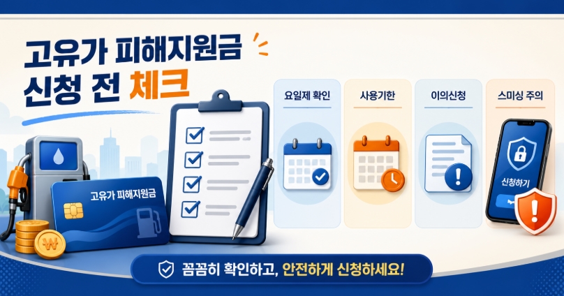 고유가 피해지원금신청 방법 총정리!