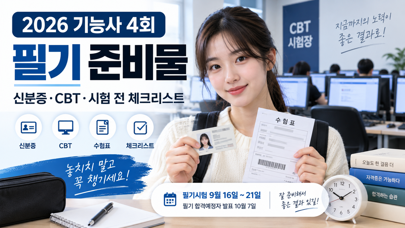 2026 기능사 4회 필기 준비물