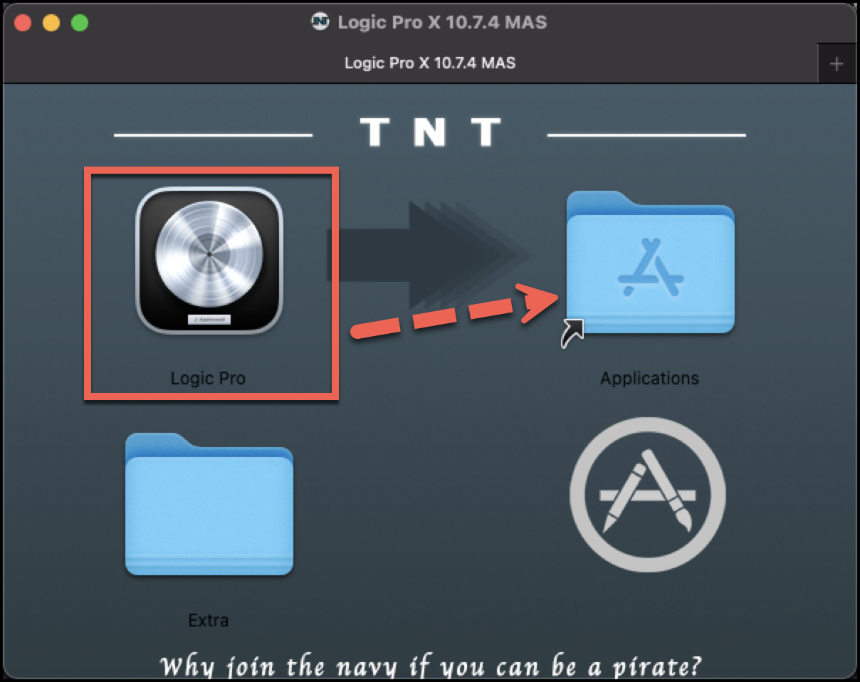 로직 프로 응용 프로그램에 넣기