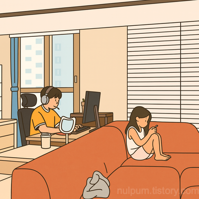 조용한 휴일, 조금은 아쉬운 풍경