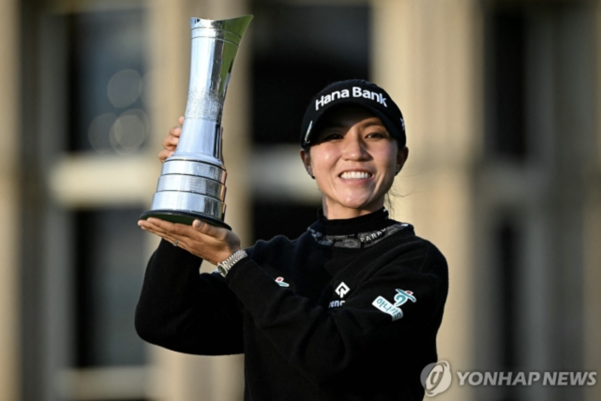 LPGA투어 시즌 마지막 메이저 대회 AIG 여자오픈 우승 '리디아 고' (사진출처.연합뉴스)