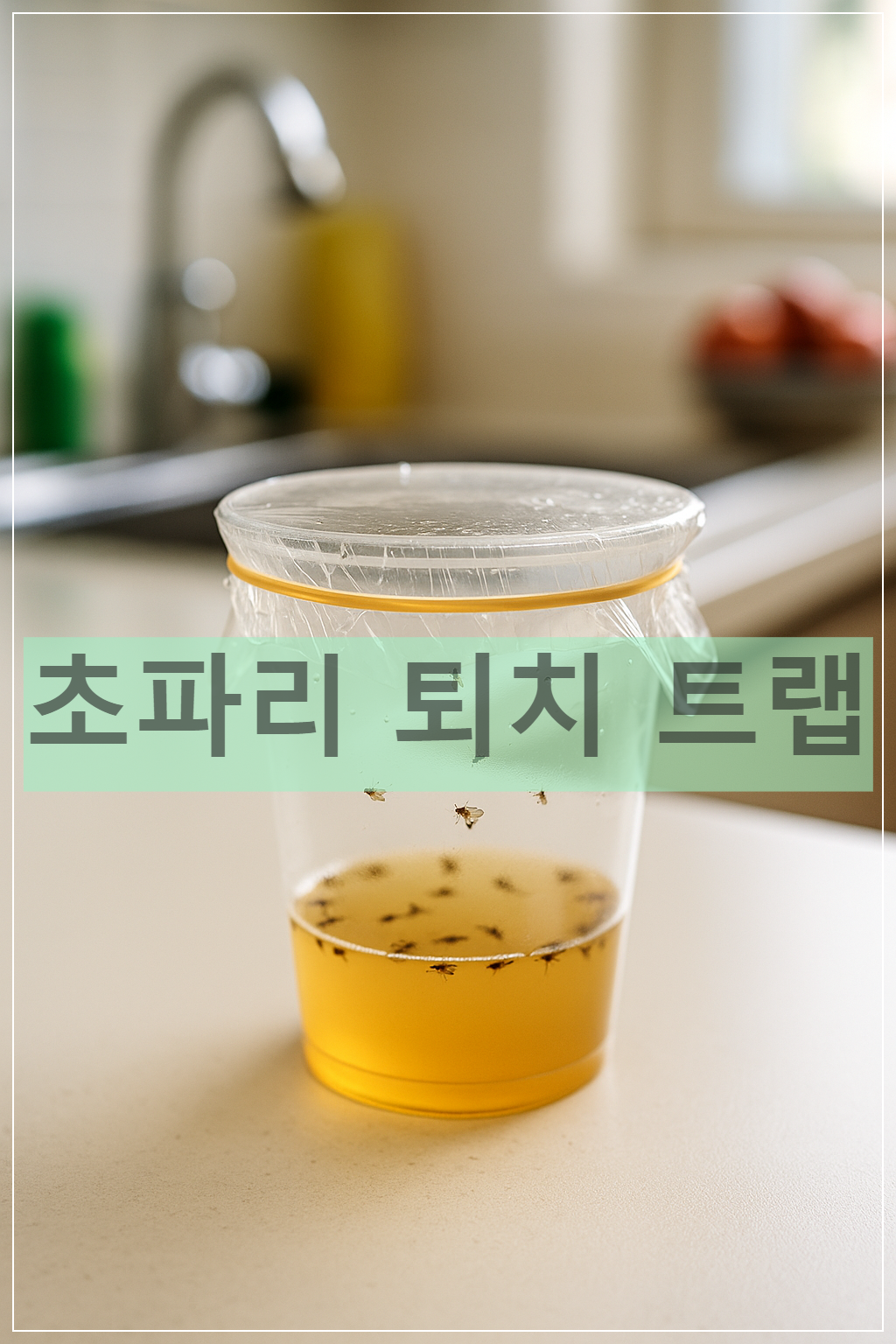 식초 한 방울로 끝