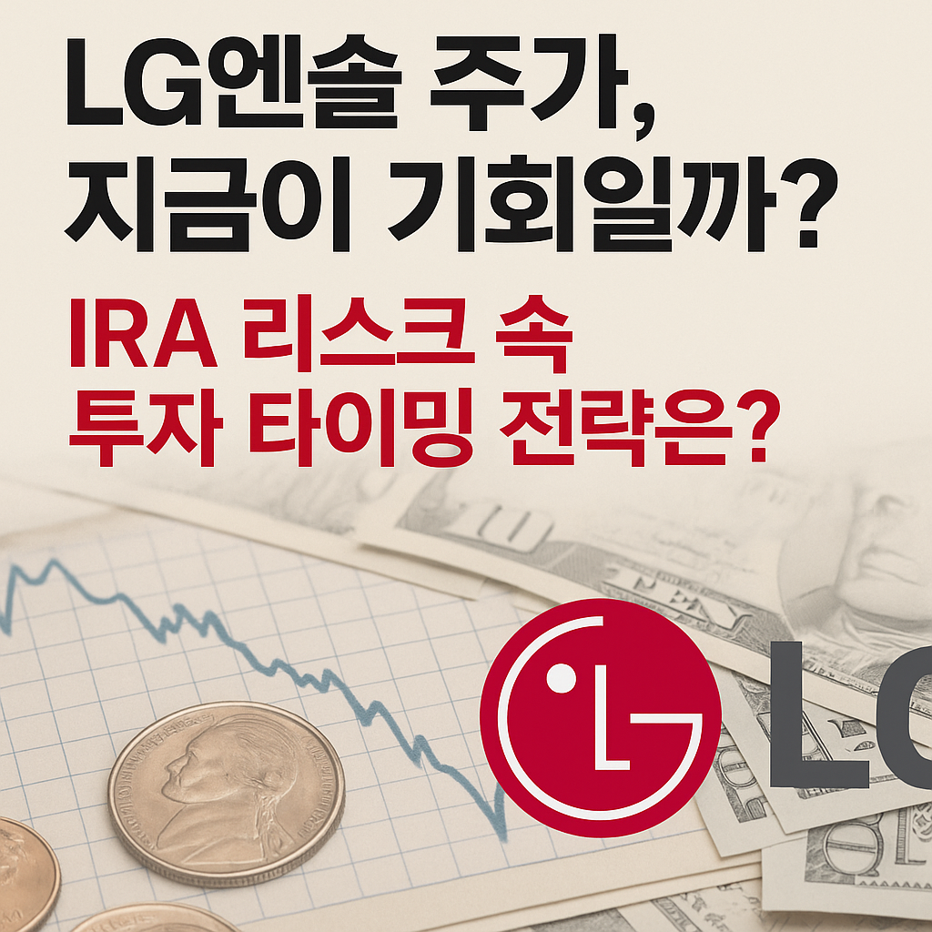 LG엔솔 주가, 지금이 기회일까? IRA 리스크 속 투자 타이밍 전략은?